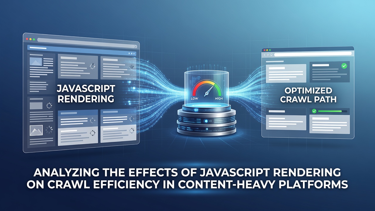 Analyzing the Effects of JavaScript Rendering on Crawl Efficiency in Content-Heavy Platforms